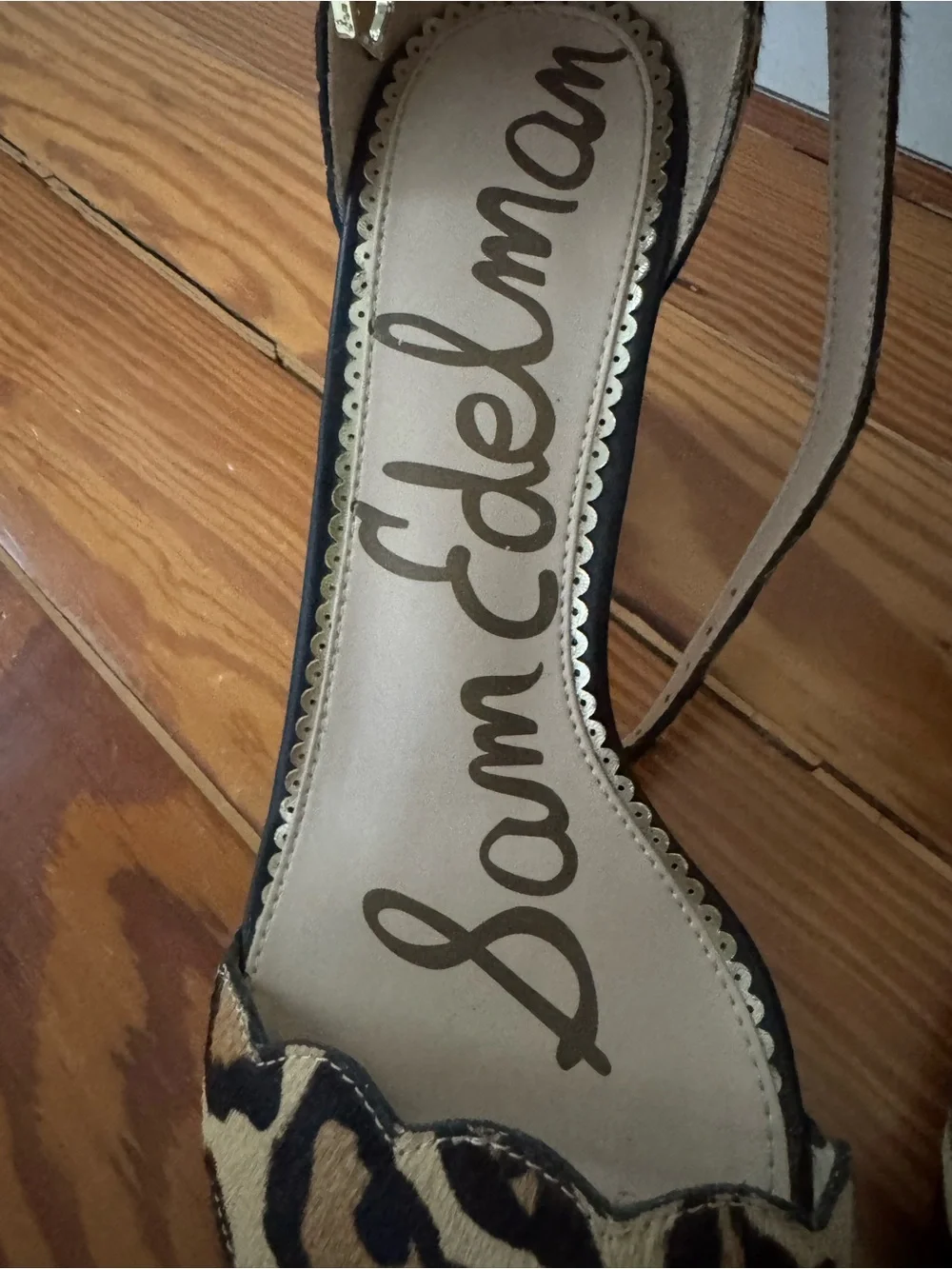 Sam Edelman Leopard Heels